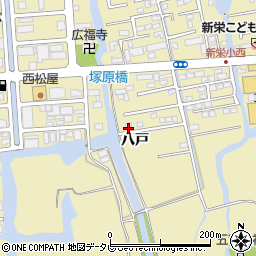 佐賀県佐賀市鍋島町八戸1135-7周辺の地図