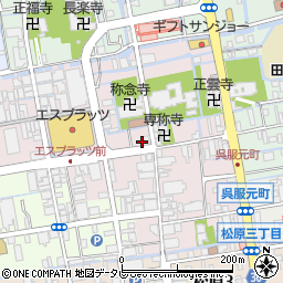 佐賀県佐賀市呉服元町5-16周辺の地図