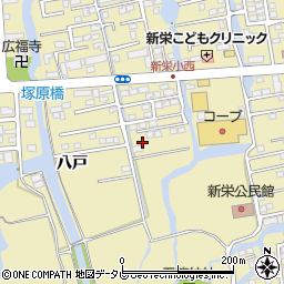 佐賀県佐賀市鍋島町八戸1248周辺の地図