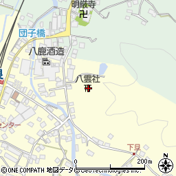 大分県玖珠郡九重町右田3377周辺の地図