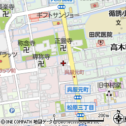 福田時計店周辺の地図