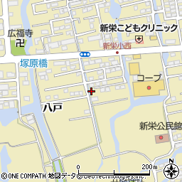 佐賀県佐賀市鍋島町八戸1248-1周辺の地図