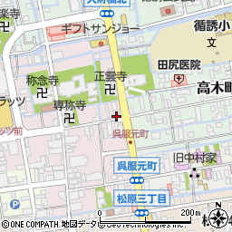 佐賀県佐賀市呉服元町11-34周辺の地図