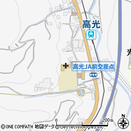 宇和島市立高光小学校周辺の地図