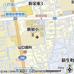 佐賀県佐賀市新栄東周辺の地図