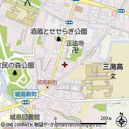 大川信用金庫城島支店周辺の地図