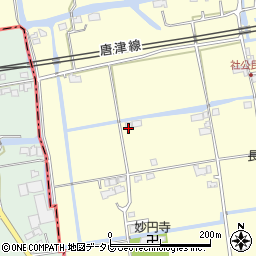 佐賀県小城市三日月町金田47周辺の地図