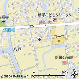 佐賀県佐賀市鍋島町八戸1246周辺の地図