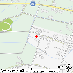 福岡県久留米市三潴町西牟田74-2周辺の地図