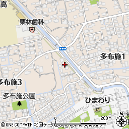 佐賀県佐賀市多布施3丁目3周辺の地図