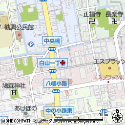 株式会社末崎園　白山店周辺の地図