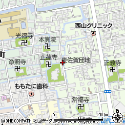 佐賀県佐賀市東佐賀町周辺の地図