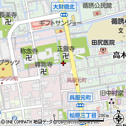 佐賀県佐賀市呉服元町11周辺の地図