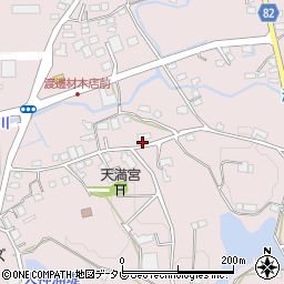 福岡県八女郡広川町日吉768周辺の地図