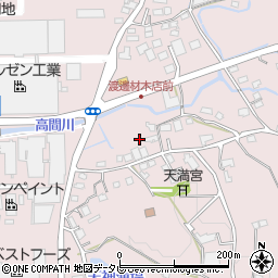 福岡県八女郡広川町日吉740周辺の地図