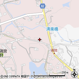 福岡県八女郡広川町日吉879-13周辺の地図