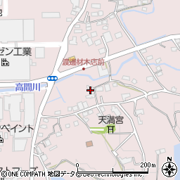 福岡県八女郡広川町日吉758周辺の地図