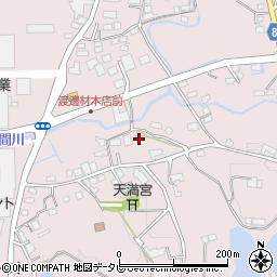 福岡県八女郡広川町日吉763周辺の地図