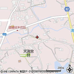 福岡県八女郡広川町日吉771周辺の地図