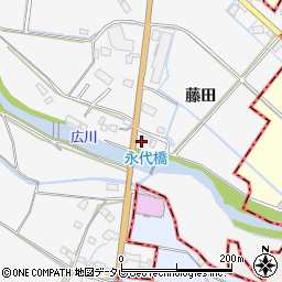 福岡県久留米市荒木町藤田161周辺の地図