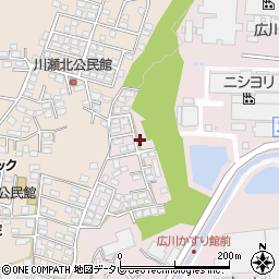 福岡県八女郡広川町日吉1338周辺の地図