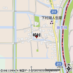 佐賀県神埼市崎村周辺の地図