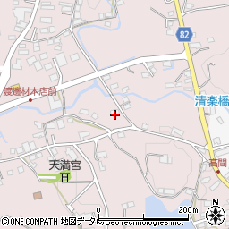福岡県八女郡広川町日吉780周辺の地図