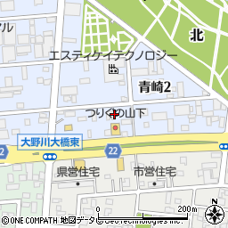 株式会社旭精機　大分サービスセンター周辺の地図