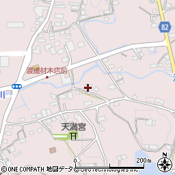 福岡県八女郡広川町日吉773周辺の地図