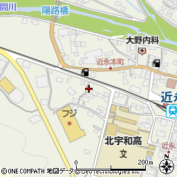 愛媛県北宇和郡鬼北町近永本町周辺の地図