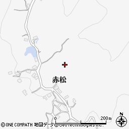 大分県別府市赤松周辺の地図