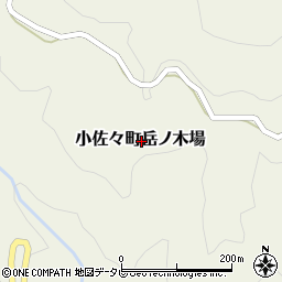 長崎県佐世保市小佐々町岳ノ木場周辺の地図