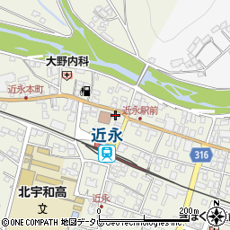 伊予銀行松丸支店周辺の地図