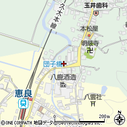 大分県玖珠郡九重町恵良584-13周辺の地図