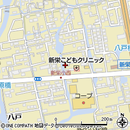 佐賀県佐賀市鍋島町八戸1349-6周辺の地図
