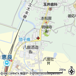 大分県玖珠郡九重町恵良579周辺の地図