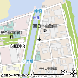 有限会社岩崎クレーン工業　大分車庫周辺の地図