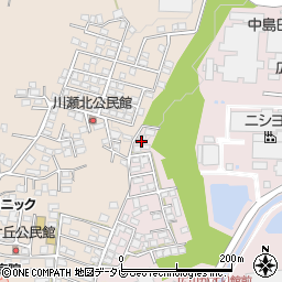 福岡県八女郡広川町日吉1387-6周辺の地図