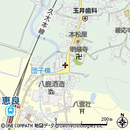 大分県玖珠郡九重町恵良578周辺の地図