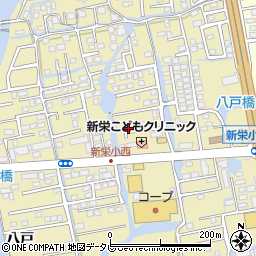 佐賀県佐賀市鍋島町八戸1350-8周辺の地図