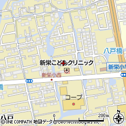 佐賀県佐賀市鍋島町八戸1350-7周辺の地図