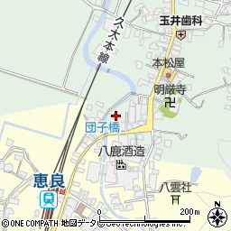 大分県玖珠郡九重町恵良584-18周辺の地図