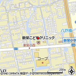 佐賀県佐賀市鍋島町八戸1350-6周辺の地図