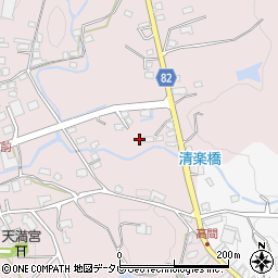 福岡県八女郡広川町日吉868周辺の地図