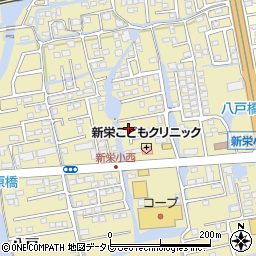 佐賀県佐賀市鍋島町八戸1402-7周辺の地図