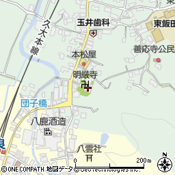 大分県玖珠郡九重町恵良597-1周辺の地図