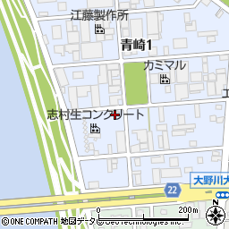 三和株式会社　本部周辺の地図