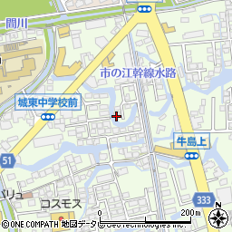 佐賀県佐賀市巨勢町牛島189-6周辺の地図