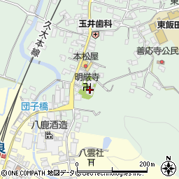 明厳寺周辺の地図
