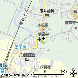 大分県玖珠郡九重町恵良594周辺の地図